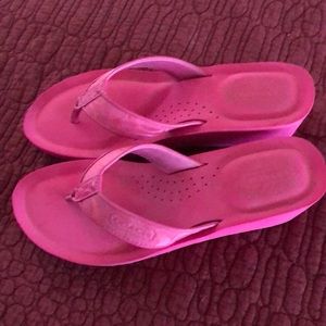 Coach platform sandals